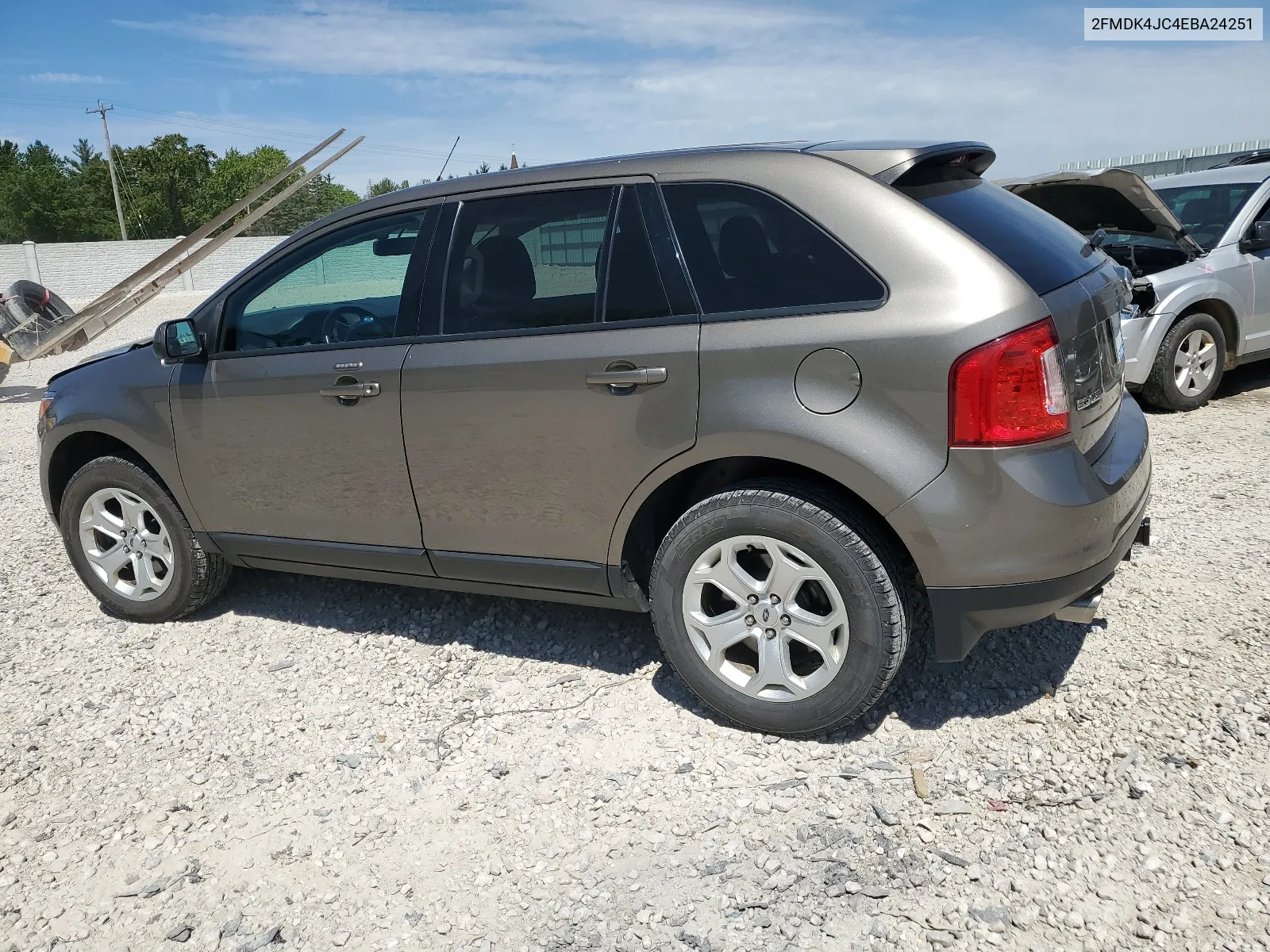 2014 Ford Edge Sel VIN: 2FMDK4JC4EBA24251 Lot: 58657384