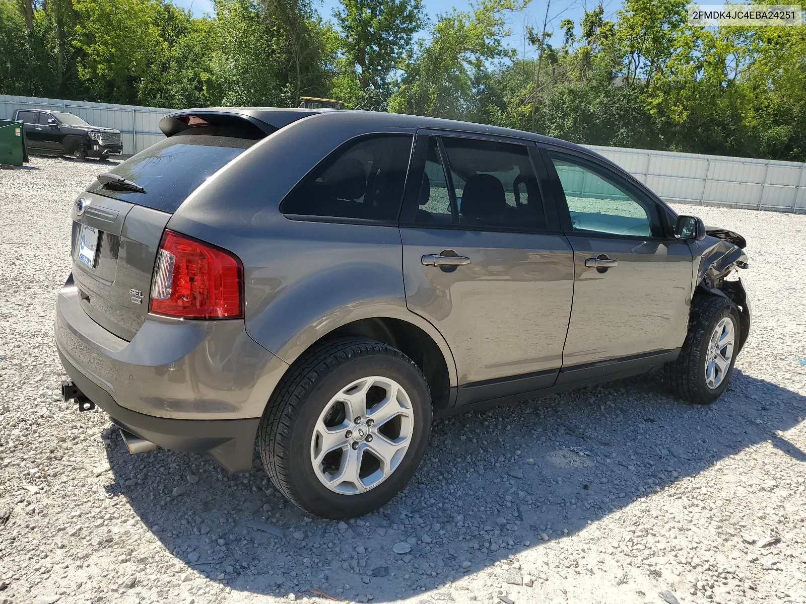 2014 Ford Edge Sel VIN: 2FMDK4JC4EBA24251 Lot: 58657384