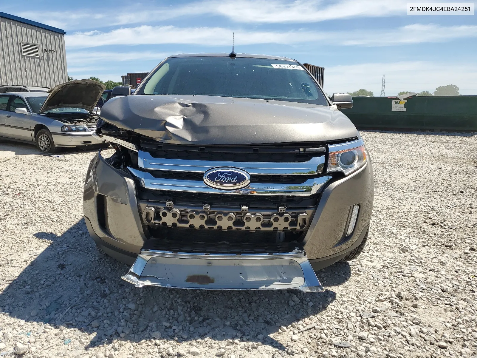 2014 Ford Edge Sel VIN: 2FMDK4JC4EBA24251 Lot: 58657384