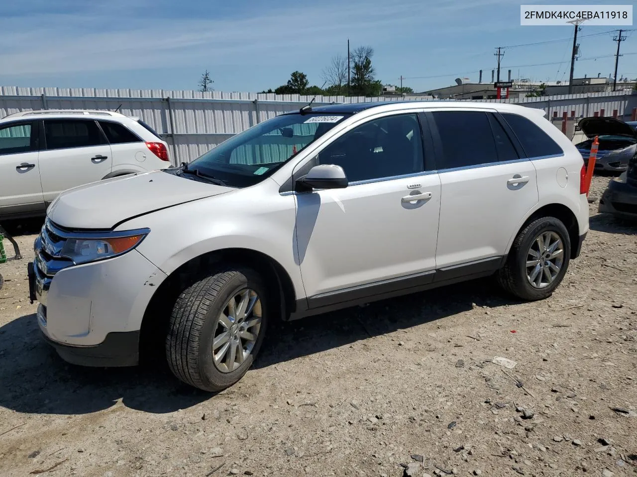 2014 Ford Edge Limited VIN: 2FMDK4KC4EBA11918 Lot: 60226034