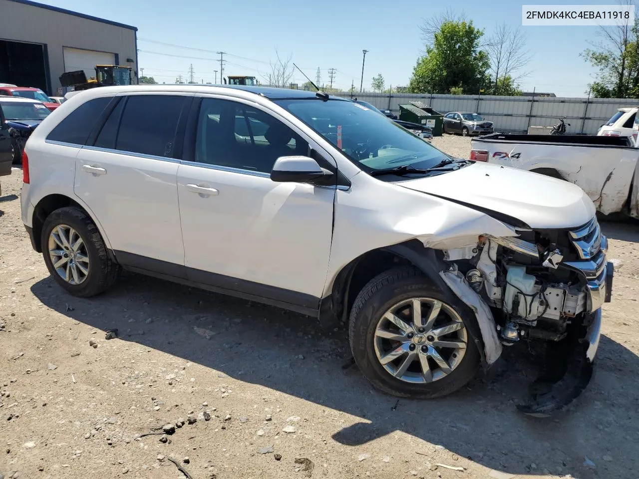 2014 Ford Edge Limited VIN: 2FMDK4KC4EBA11918 Lot: 60226034