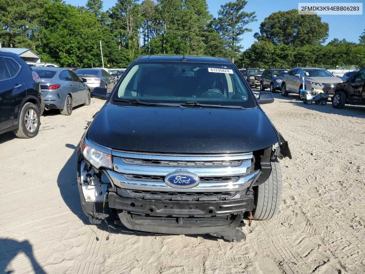 2014 Ford Edge Limited VIN: 2FMDK3K94EBB06283 Lot: 61235824