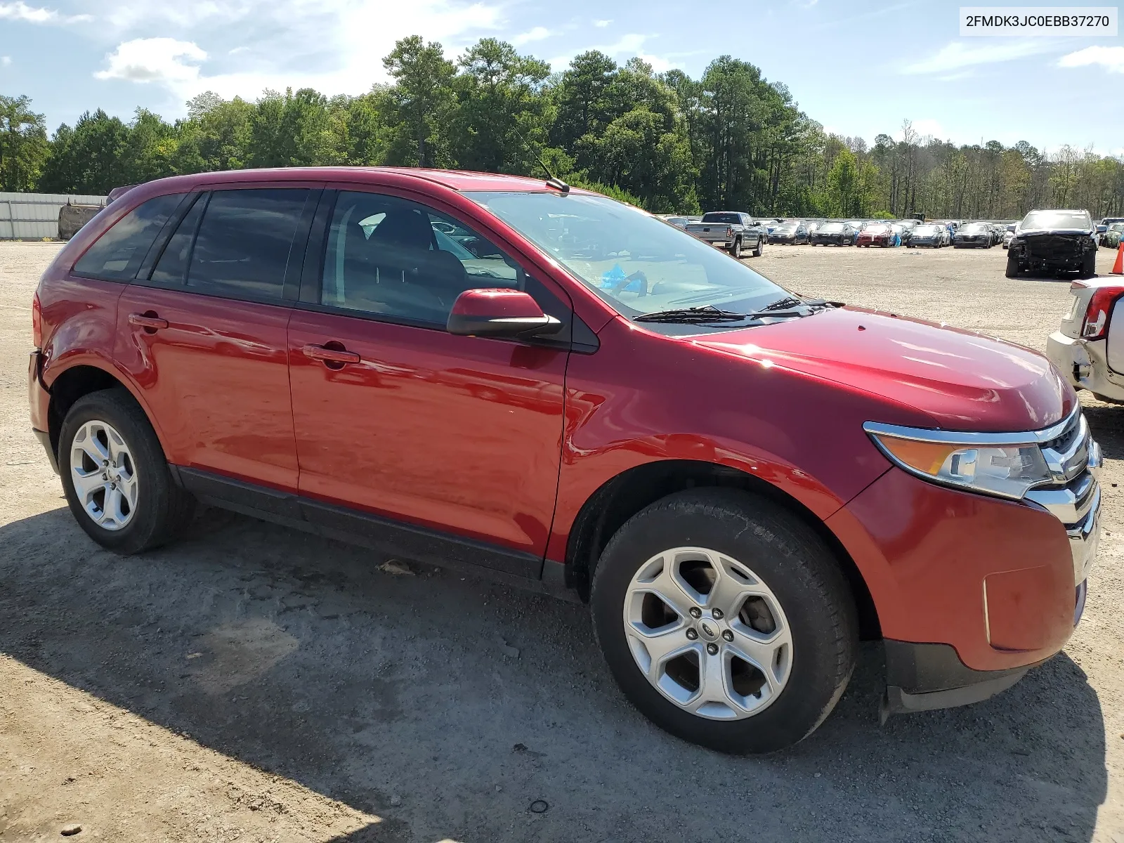 2014 Ford Edge Sel VIN: 2FMDK3JC0EBB37270 Lot: 61472704