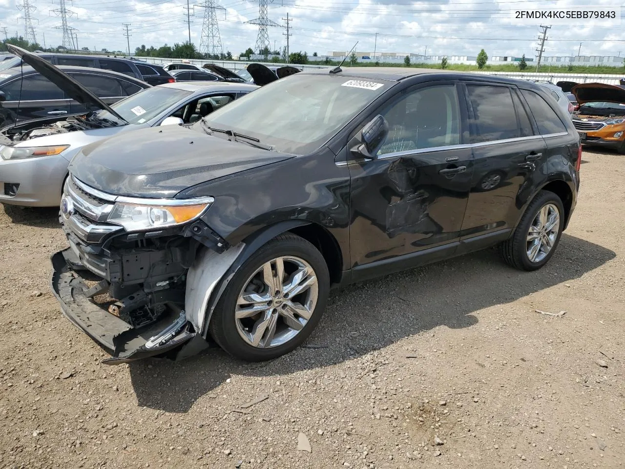 2014 Ford Edge Limited VIN: 2FMDK4KC5EBB79843 Lot: 62093384