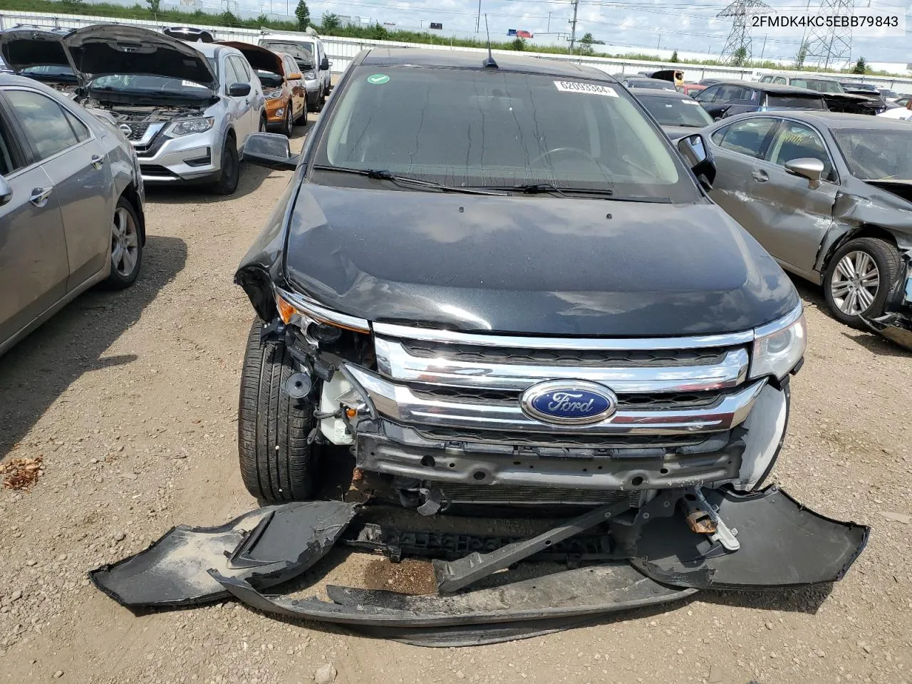 2014 Ford Edge Limited VIN: 2FMDK4KC5EBB79843 Lot: 62093384