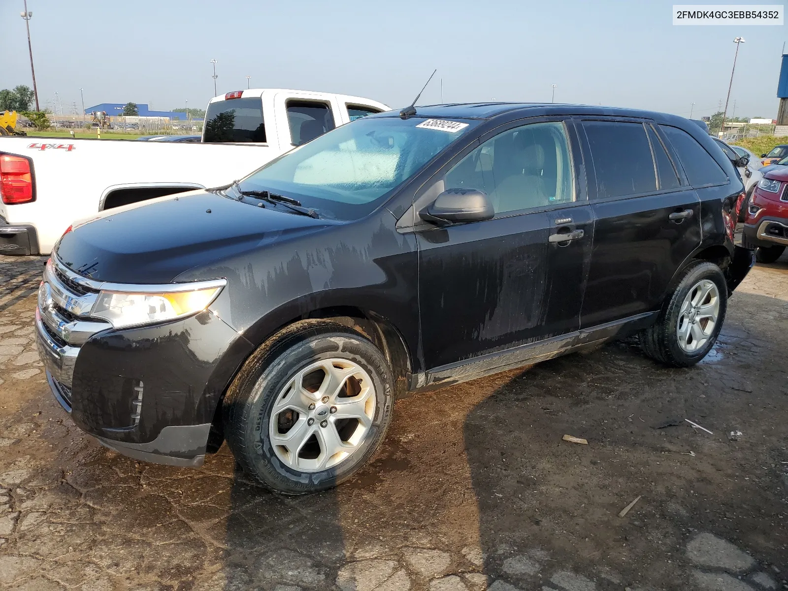 2014 Ford Edge Se VIN: 2FMDK4GC3EBB54352 Lot: 63689244