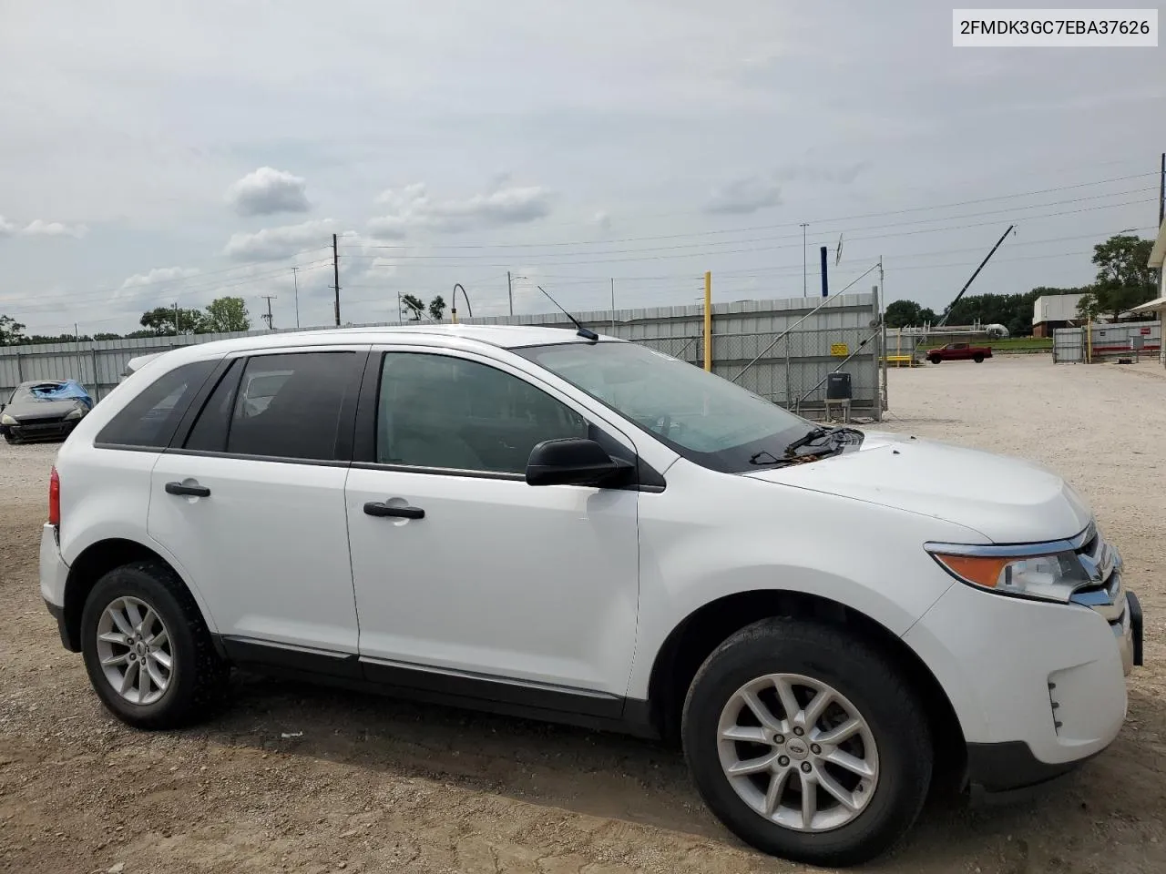 2014 Ford Edge Se VIN: 2FMDK3GC7EBA37626 Lot: 63987354