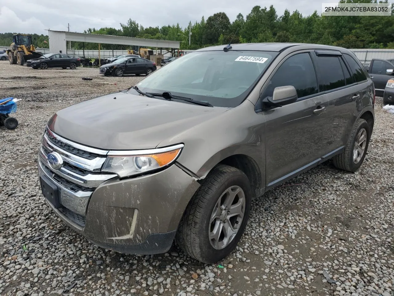 2014 Ford Edge Sel VIN: 2FMDK4JC7EBA83052 Lot: 64647594