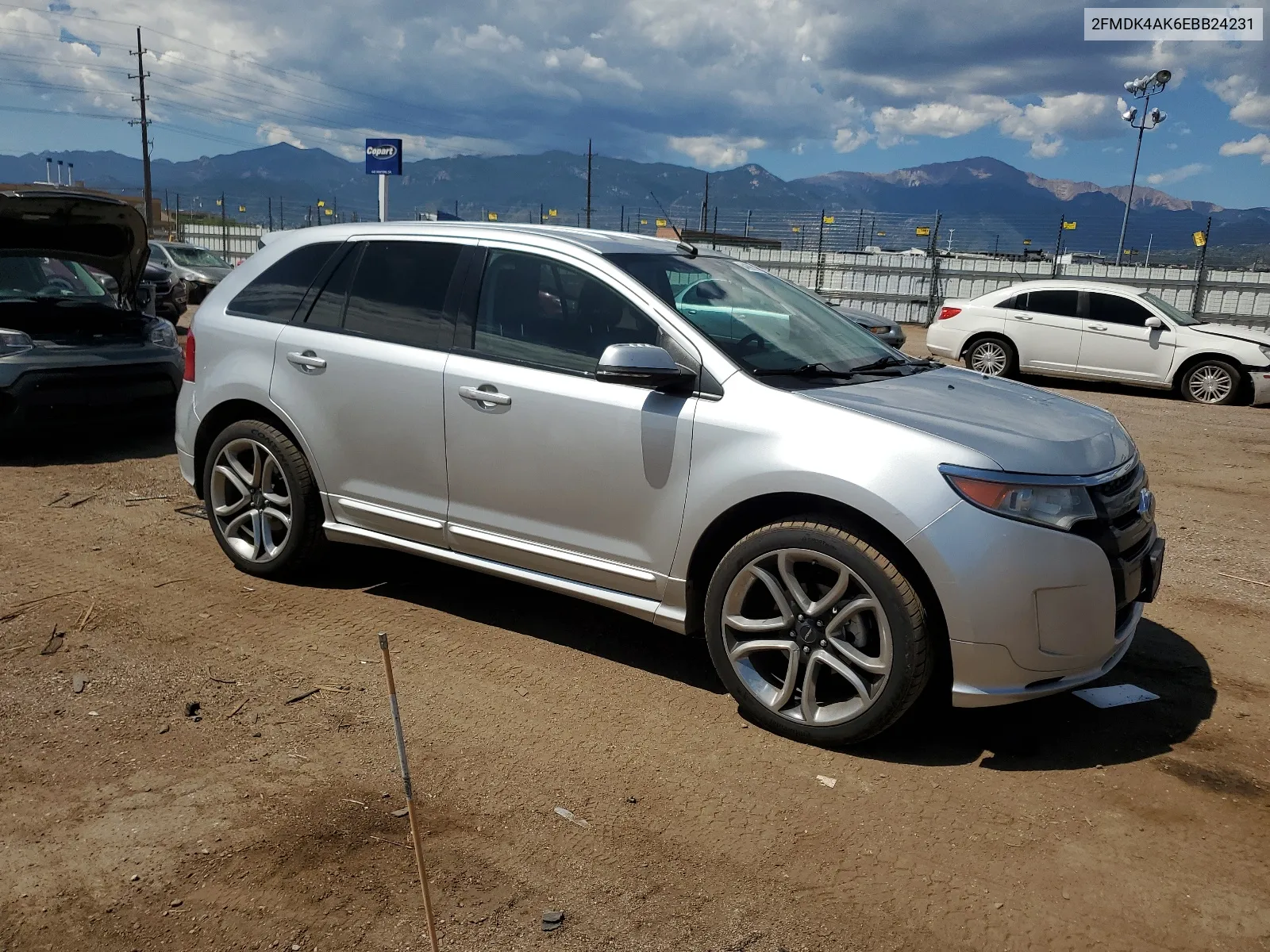 2014 Ford Edge Sport VIN: 2FMDK4AK6EBB24231 Lot: 64699814