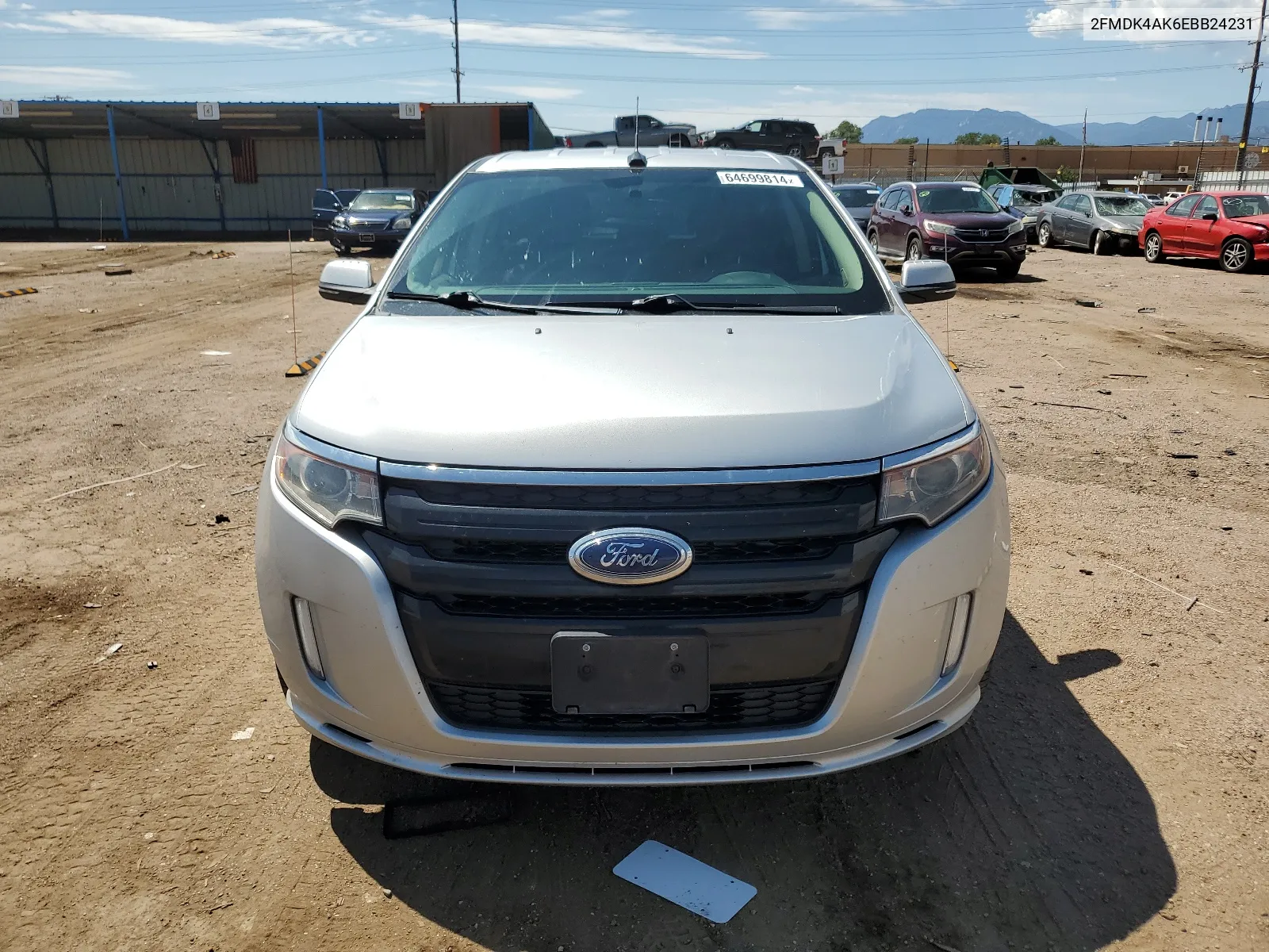 2014 Ford Edge Sport VIN: 2FMDK4AK6EBB24231 Lot: 64699814