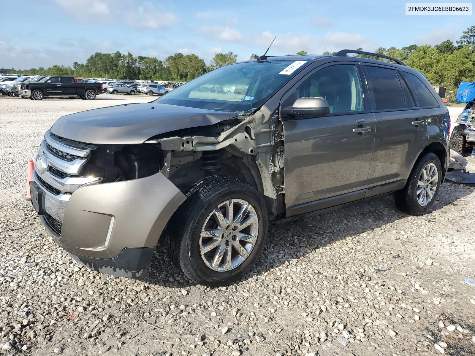 2014 Ford Edge Sel VIN: 2FMDK3JC6EBB06623 Lot: 65668364