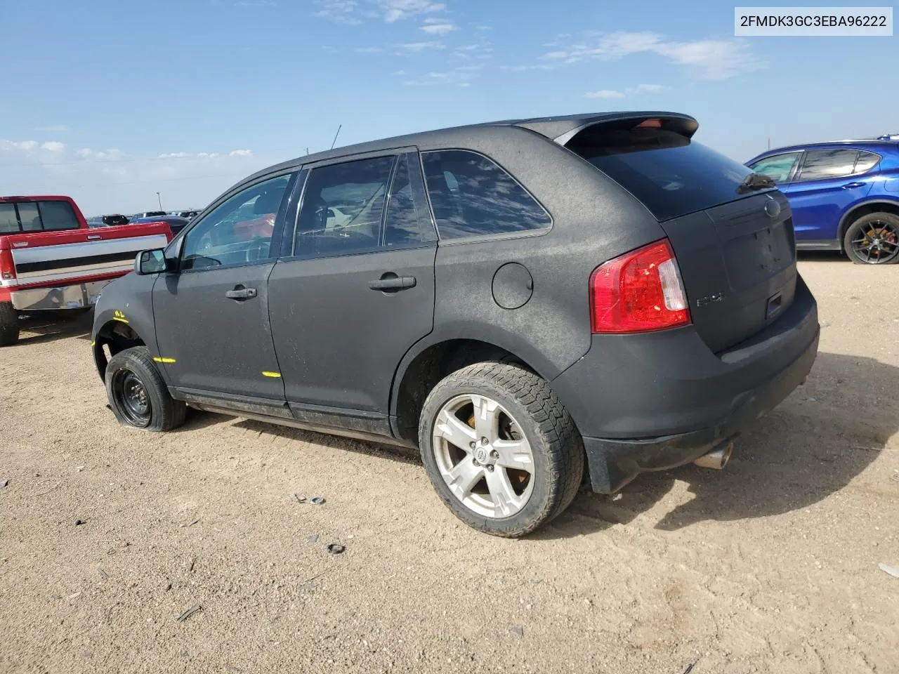 2014 Ford Edge Se VIN: 2FMDK3GC3EBA96222 Lot: 67030584