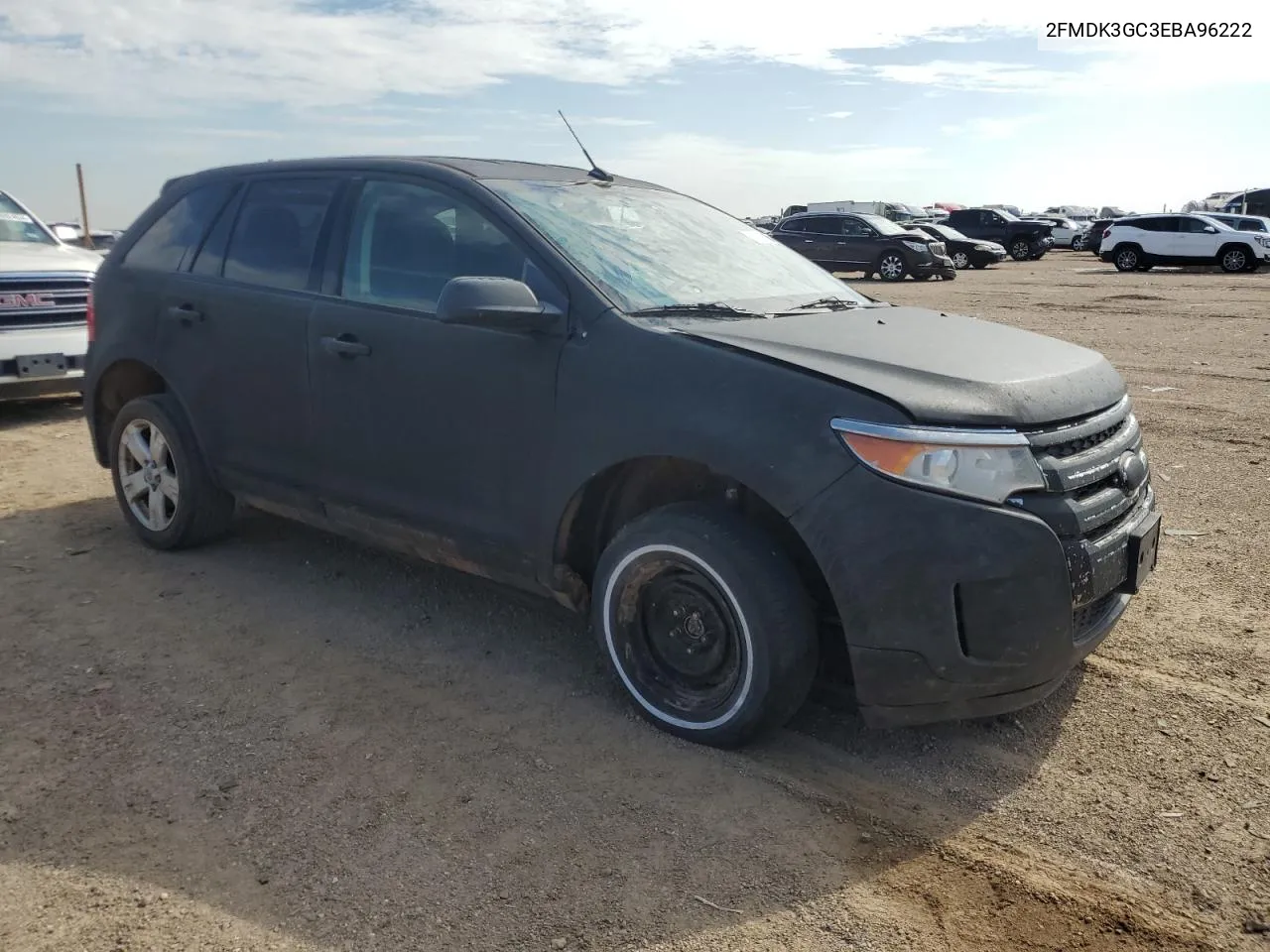 2014 Ford Edge Se VIN: 2FMDK3GC3EBA96222 Lot: 67030584