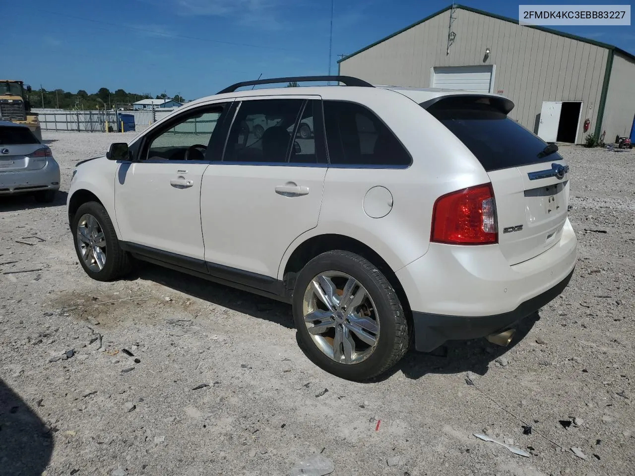 2014 Ford Edge Limited VIN: 2FMDK4KC3EBB83227 Lot: 68235524