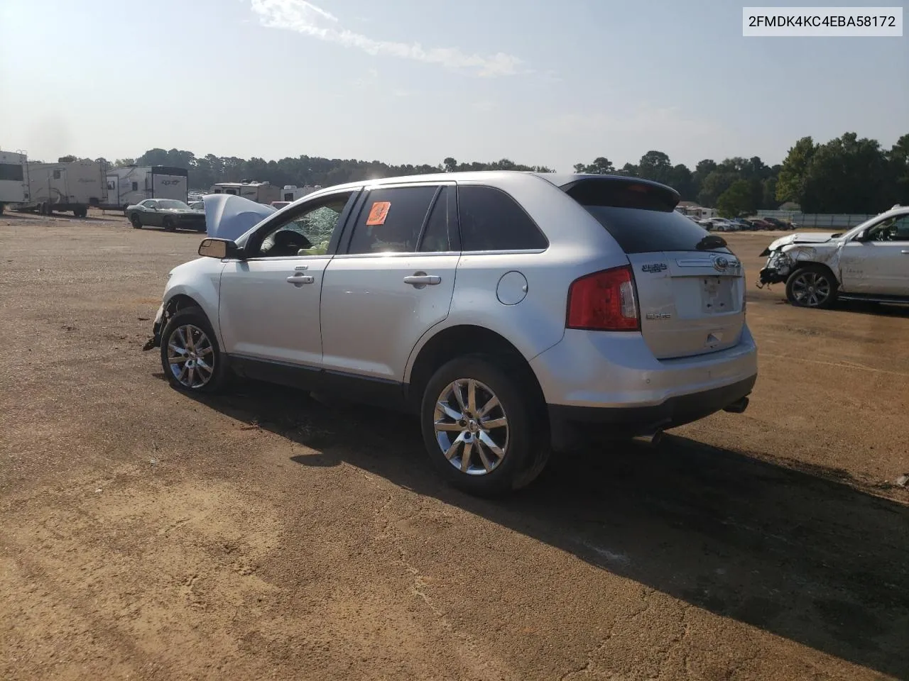 2014 Ford Edge Limited VIN: 2FMDK4KC4EBA58172 Lot: 68319814