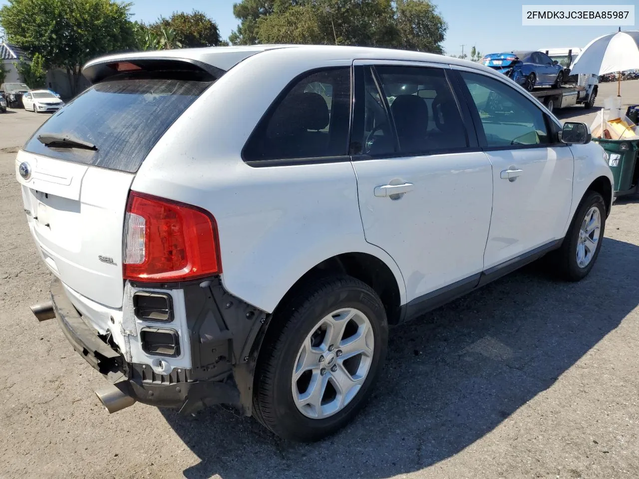 2014 Ford Edge Sel VIN: 2FMDK3JC3EBA85987 Lot: 68391844