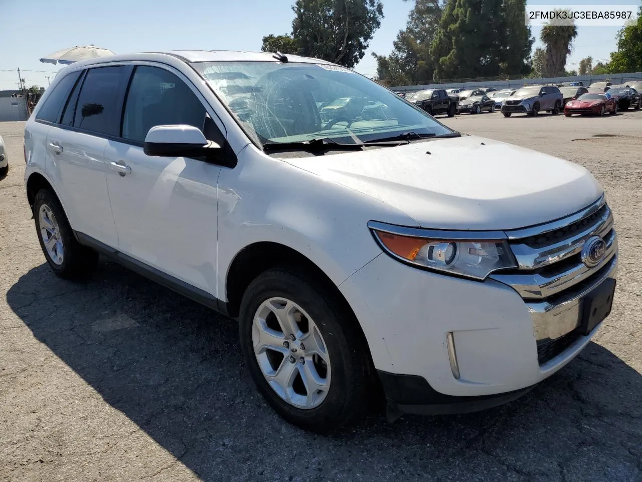 2014 Ford Edge Sel VIN: 2FMDK3JC3EBA85987 Lot: 68391844