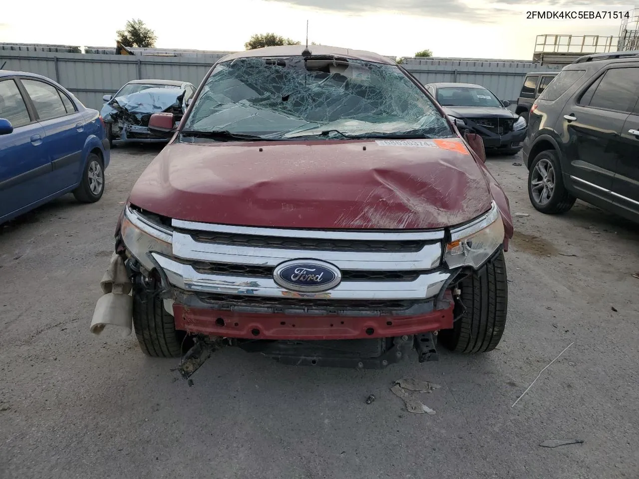 2014 Ford Edge Limited VIN: 2FMDK4KC5EBA71514 Lot: 68636374