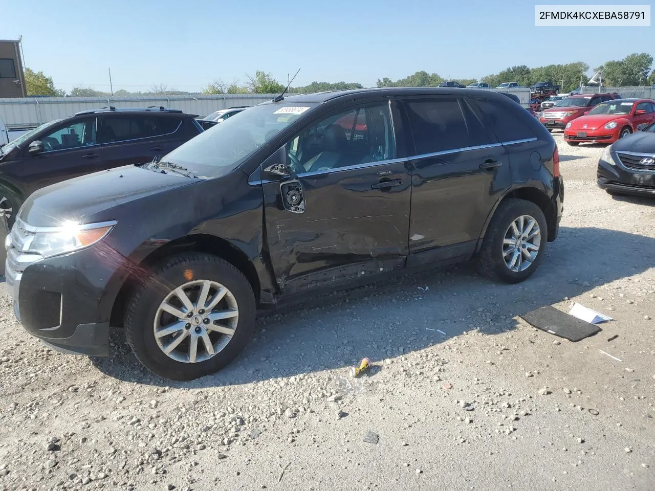 2014 Ford Edge Limited VIN: 2FMDK4KCXEBA58791 Lot: 68988074