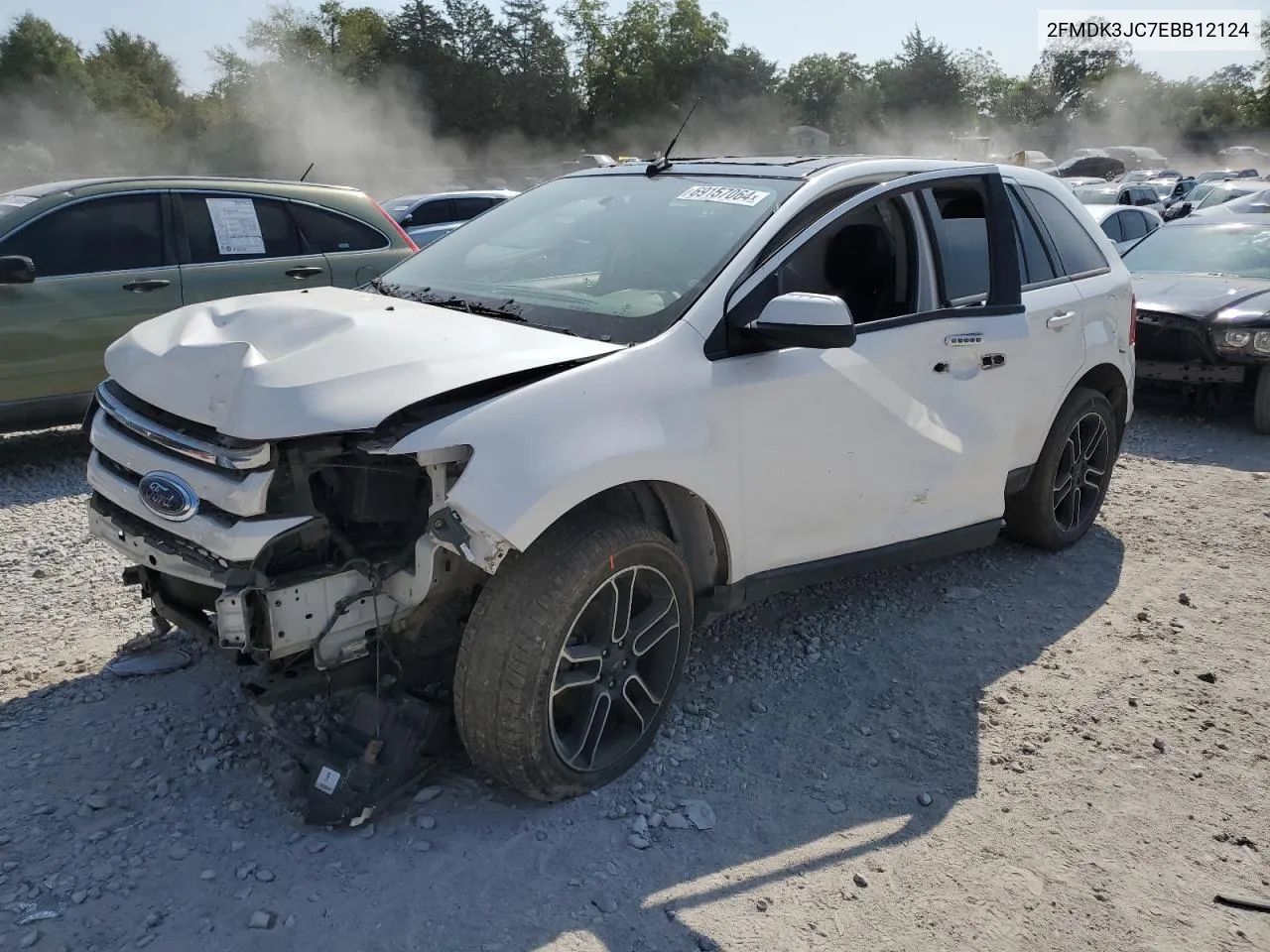 2014 Ford Edge Sel VIN: 2FMDK3JC7EBB12124 Lot: 69157064