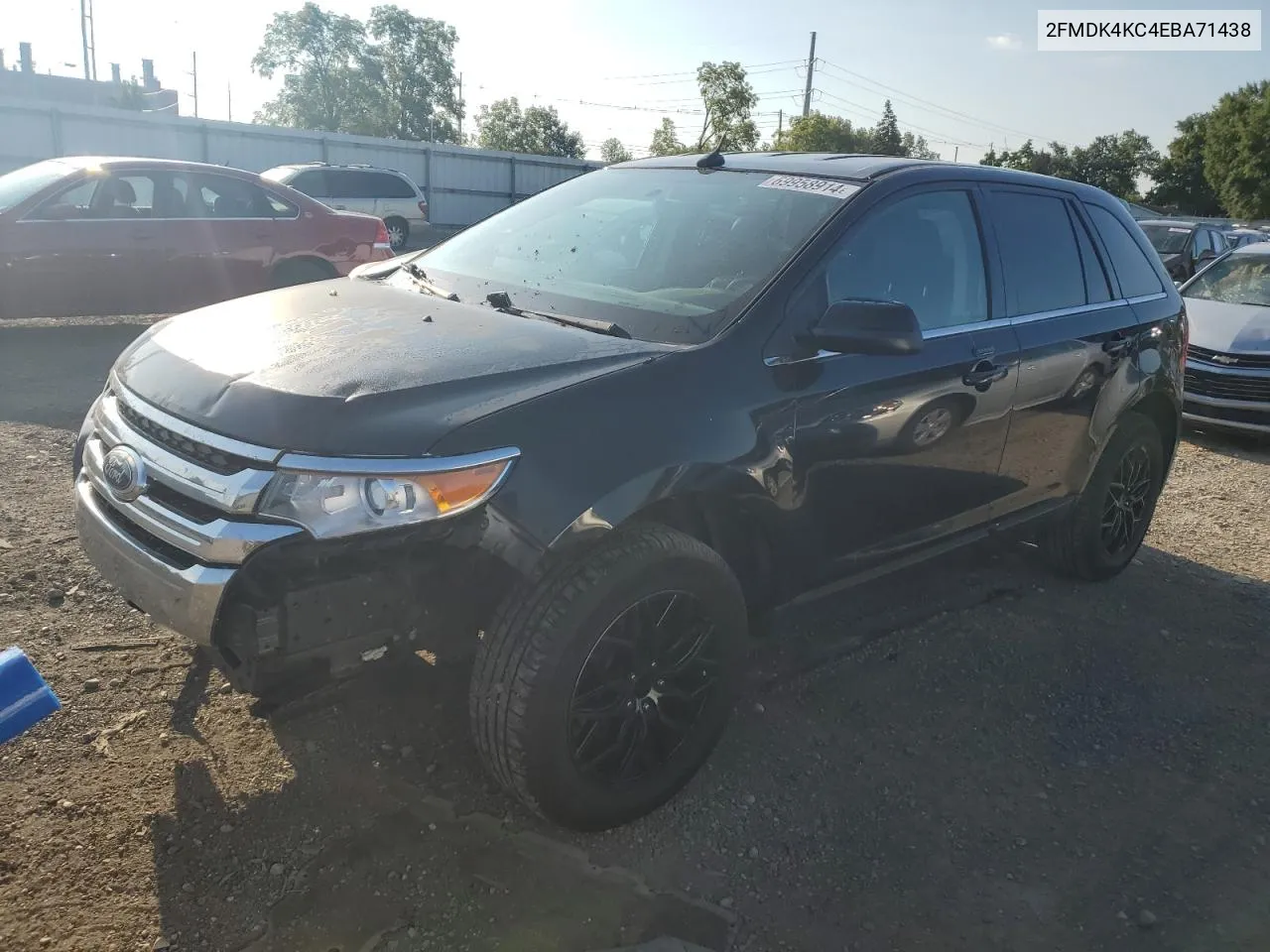 2FMDK4KC4EBA71438 2014 Ford Edge Limited