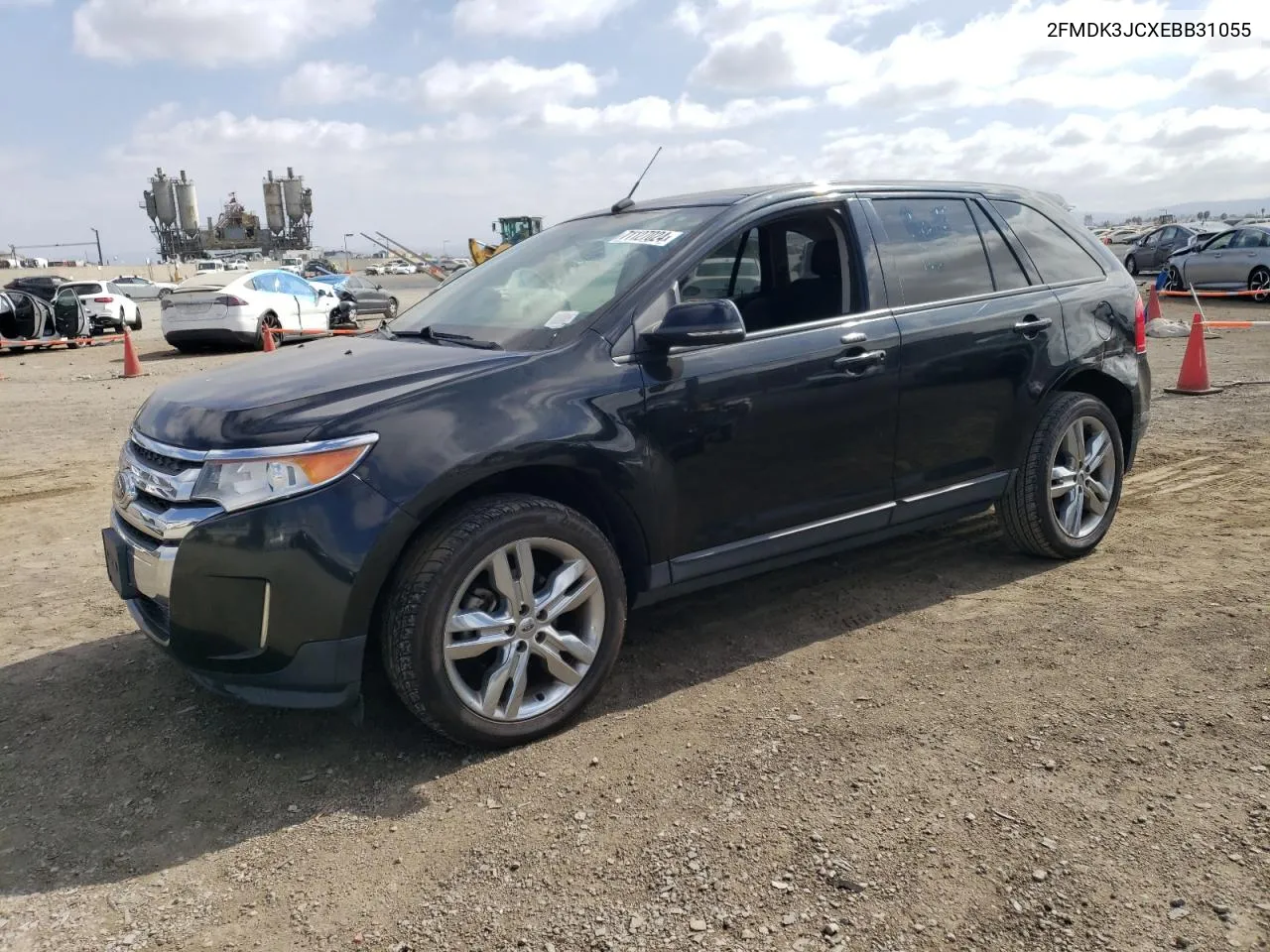 2014 Ford Edge Sel VIN: 2FMDK3JCXEBB31055 Lot: 71127024