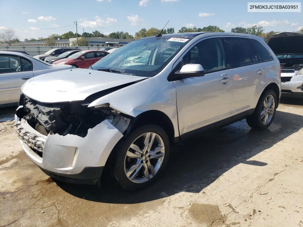 2014 Ford Edge Sel VIN: 2FMDK3JC1EBA03951 Lot: 71837344