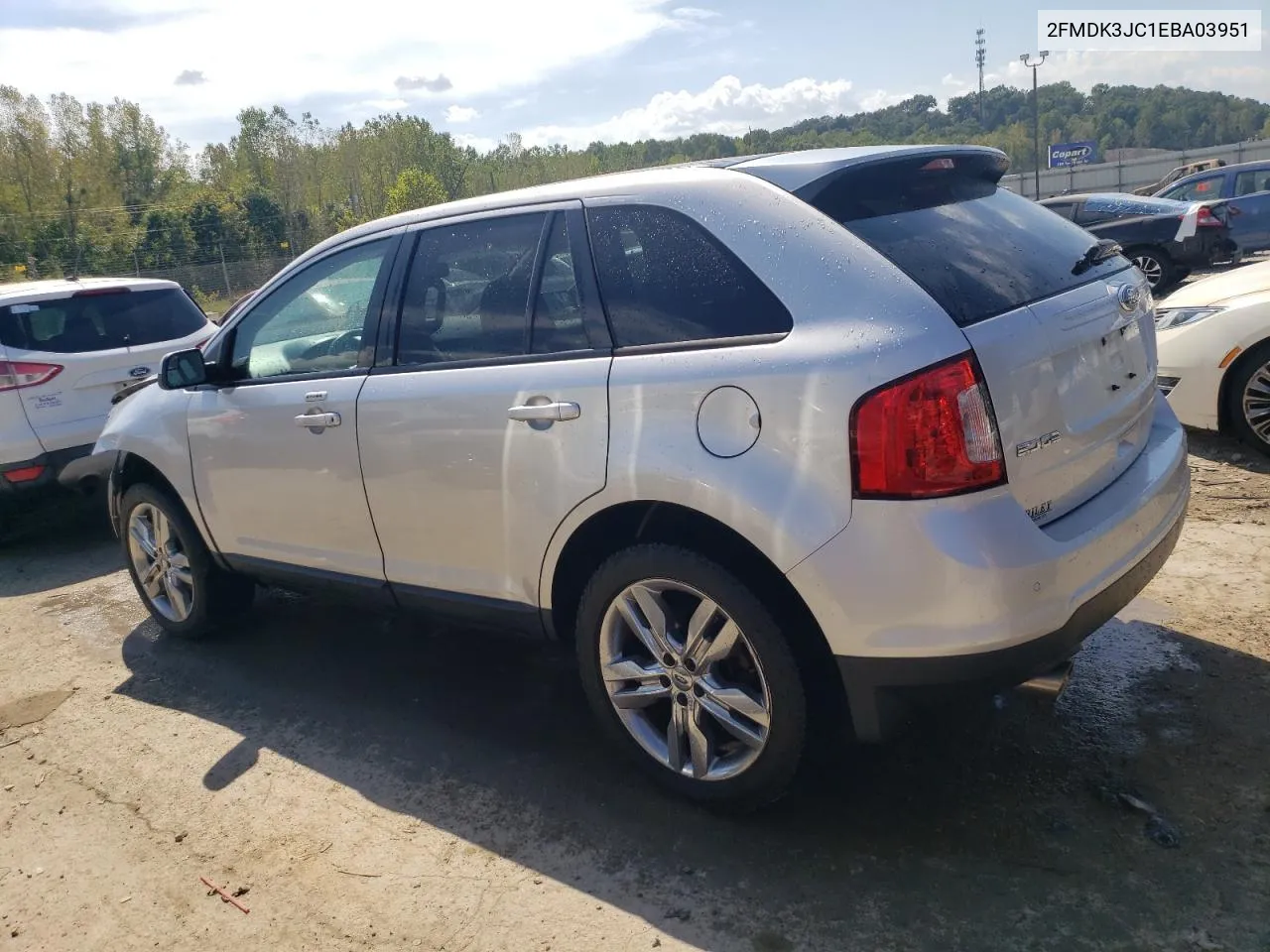 2014 Ford Edge Sel VIN: 2FMDK3JC1EBA03951 Lot: 71837344