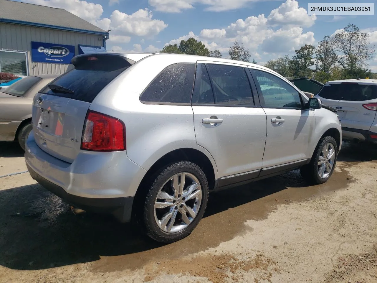 2014 Ford Edge Sel VIN: 2FMDK3JC1EBA03951 Lot: 71837344