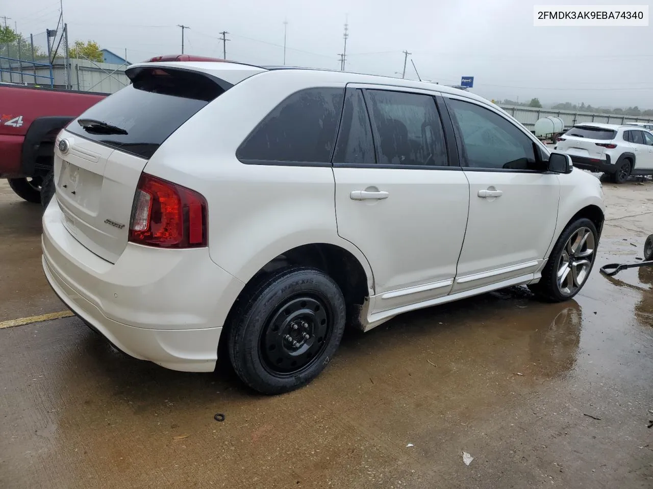 2014 Ford Edge Sport VIN: 2FMDK3AK9EBA74340 Lot: 71970224