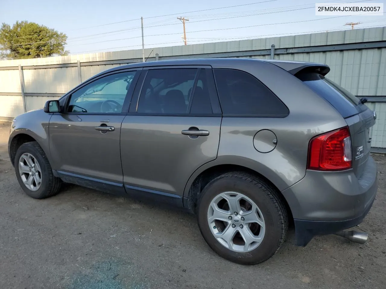 2014 Ford Edge Sel VIN: 2FMDK4JCXEBA20057 Lot: 71992494