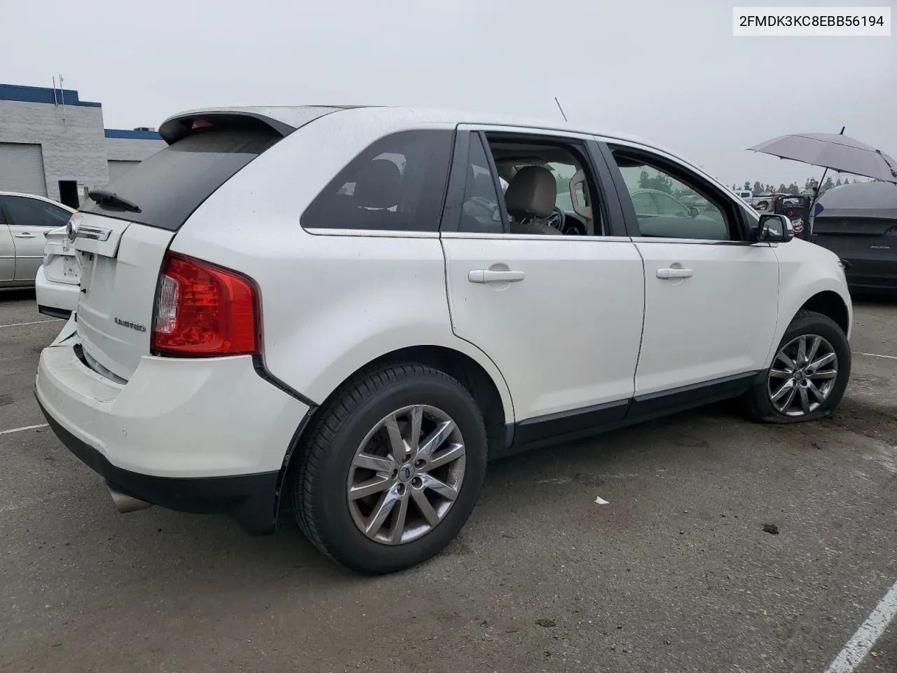 2014 Ford Edge Limited VIN: 2FMDK3KC8EBB56194 Lot: 72030864