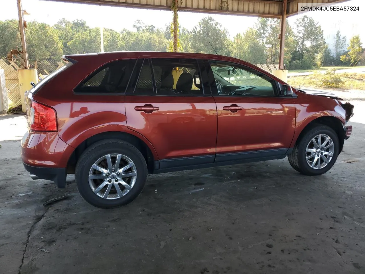 2014 Ford Edge Sel VIN: 2FMDK4JC5EBA57324 Lot: 72400714