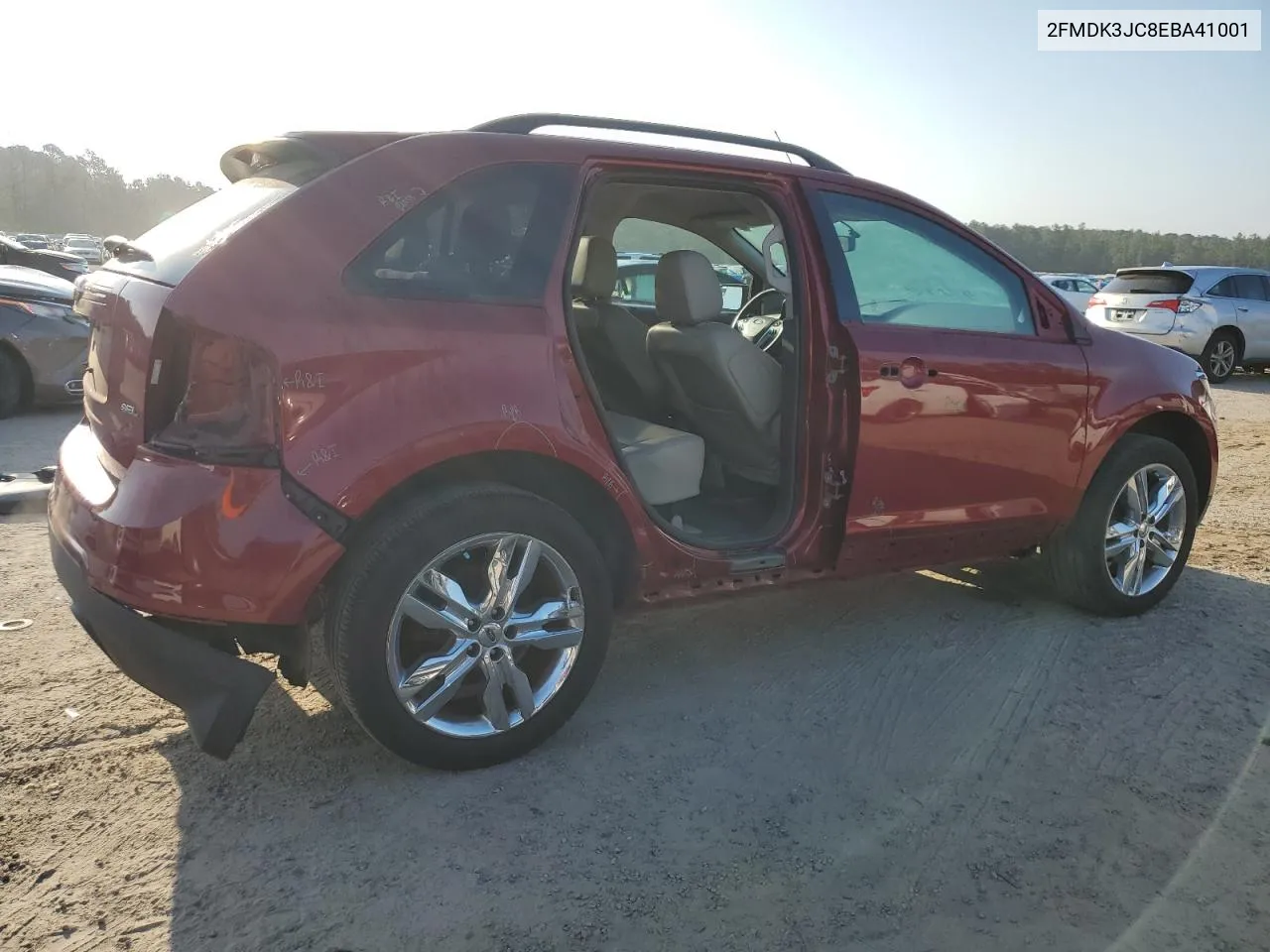 2014 Ford Edge Sel VIN: 2FMDK3JC8EBA41001 Lot: 72610214