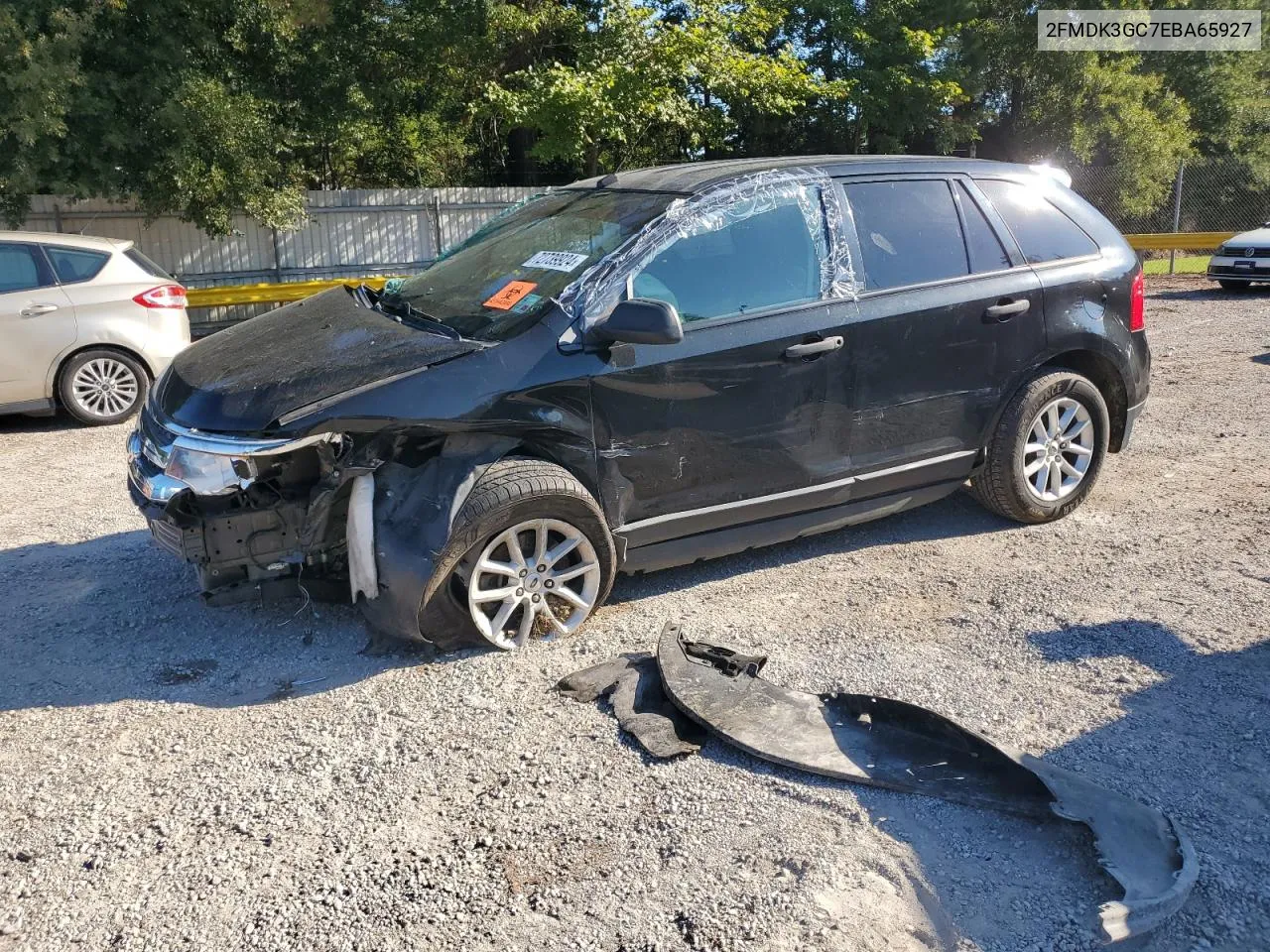 2014 Ford Edge Se VIN: 2FMDK3GC7EBA65927 Lot: 72739924