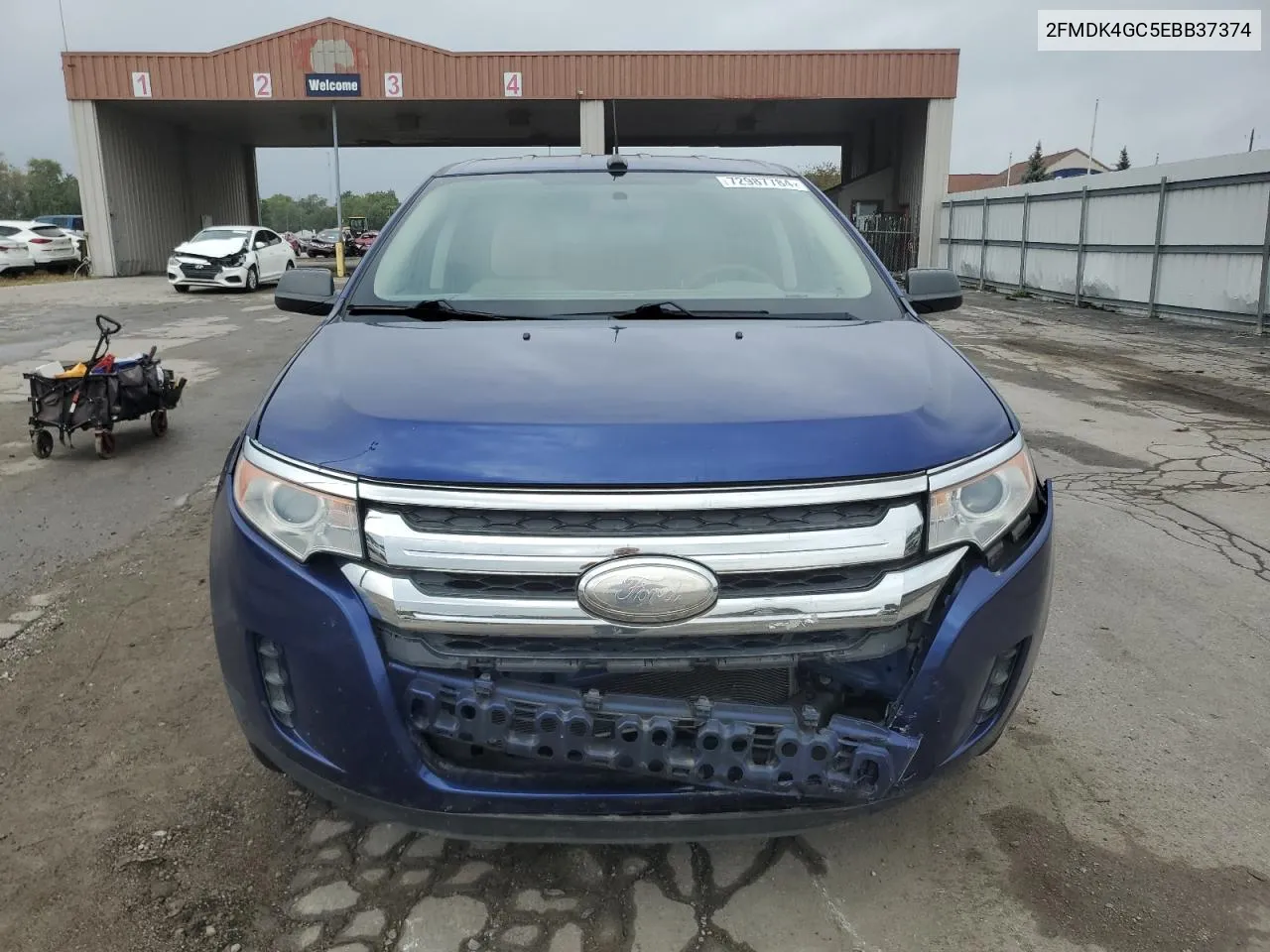 2014 Ford Edge Se VIN: 2FMDK4GC5EBB37374 Lot: 72987784