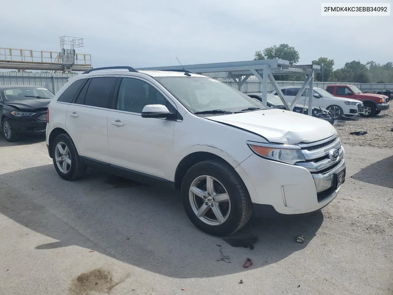 2014 Ford Edge Limited VIN: 2FMDK4KC3EBB34092 Lot: 72994114