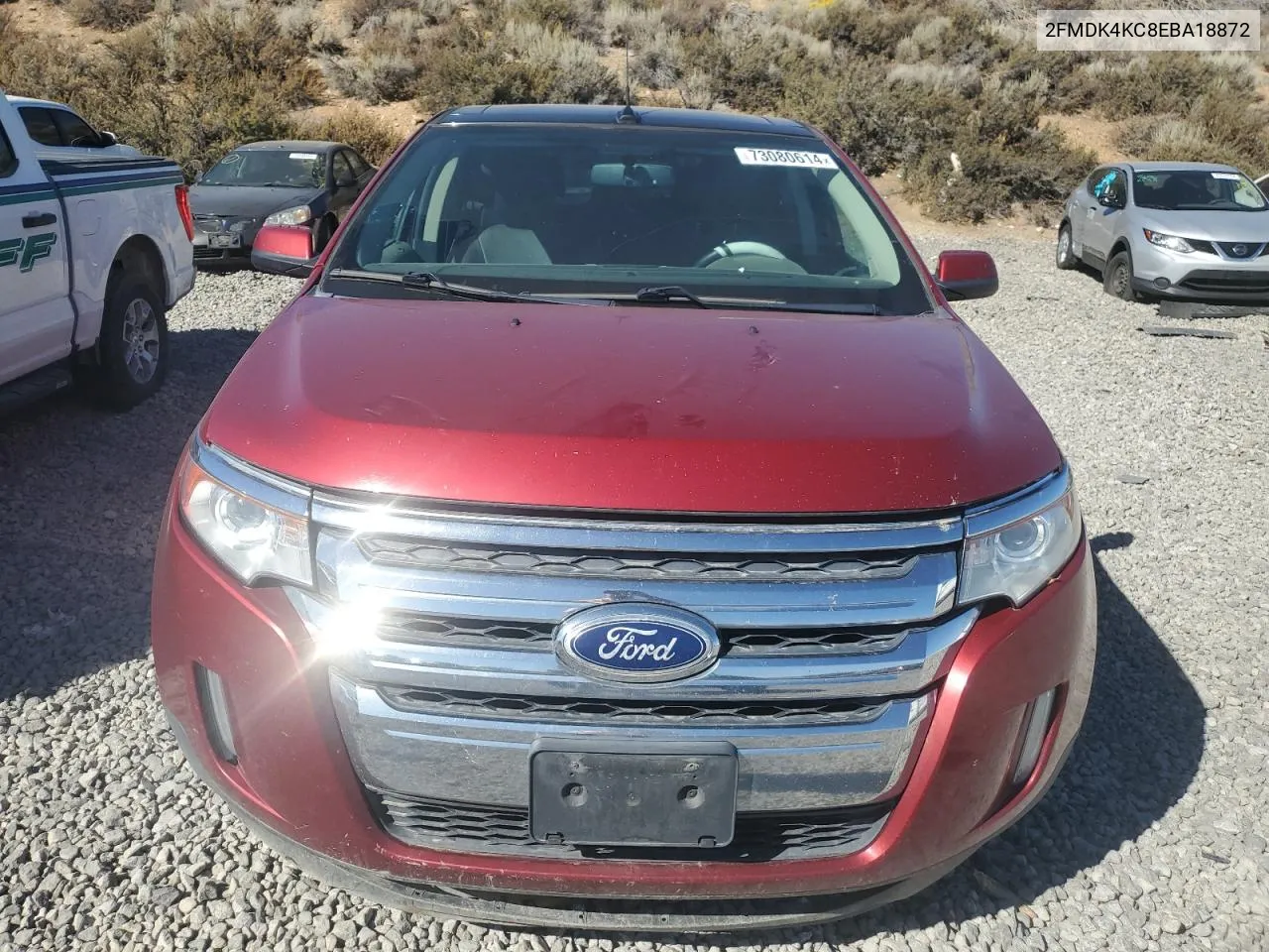 2014 Ford Edge Limited VIN: 2FMDK4KC8EBA18872 Lot: 73080614