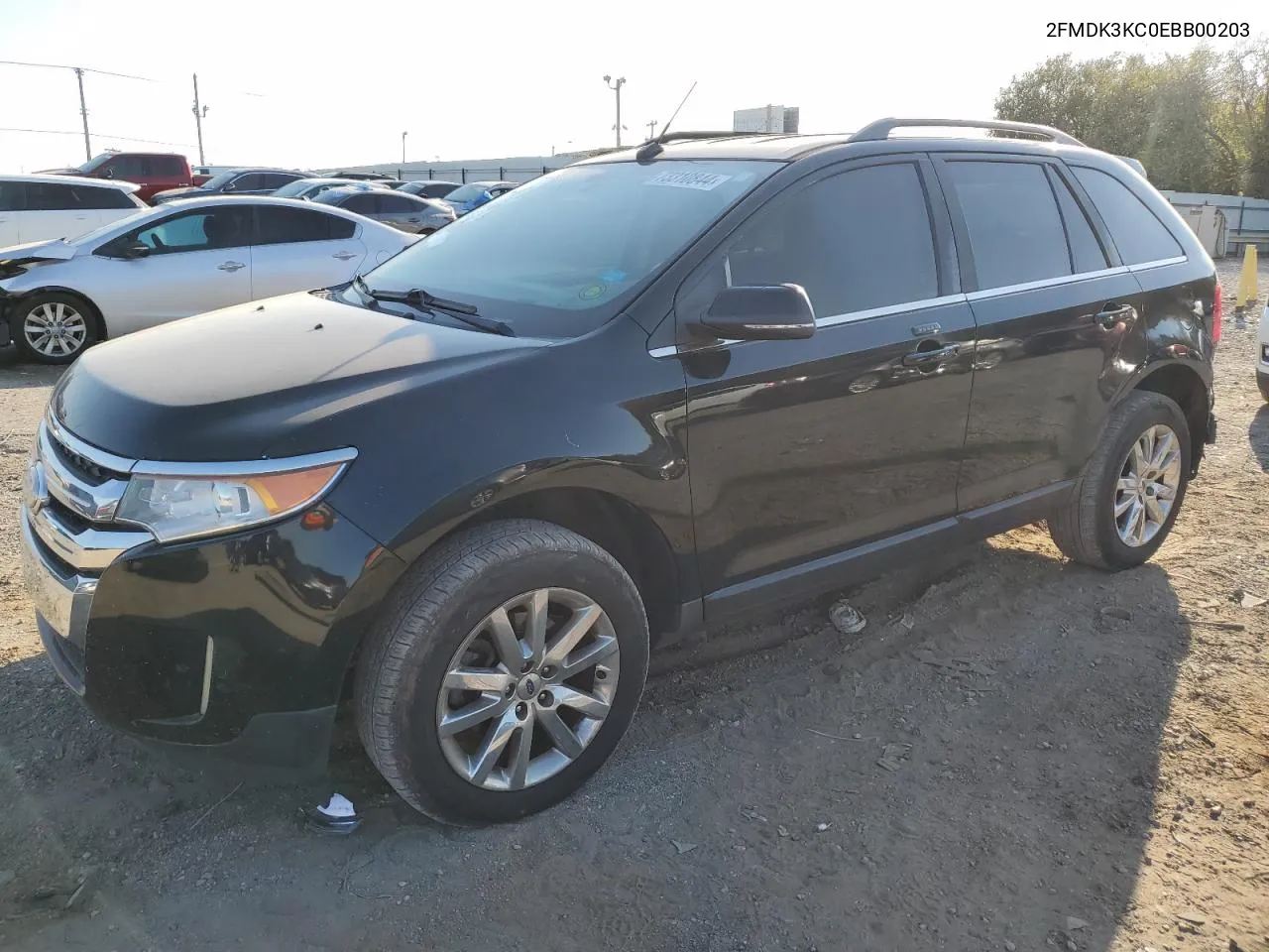 2014 Ford Edge Limited VIN: 2FMDK3KC0EBB00203 Lot: 73310844