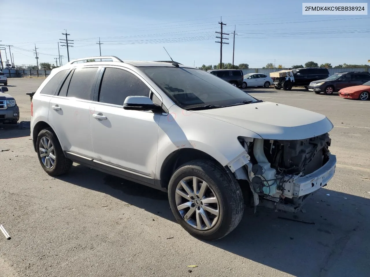 2014 Ford Edge Limited VIN: 2FMDK4KC9EBB38924 Lot: 73553384