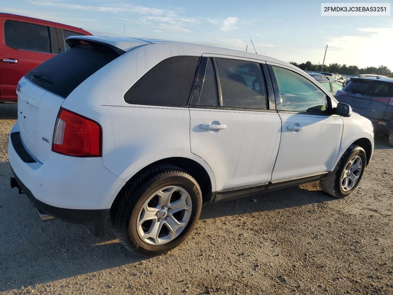 2014 Ford Edge Sel VIN: 2FMDK3JC3EBA53251 Lot: 73930154