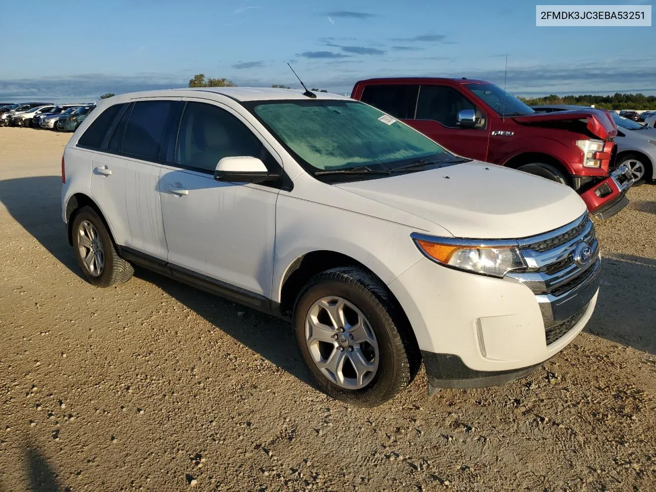 2014 Ford Edge Sel VIN: 2FMDK3JC3EBA53251 Lot: 73930154