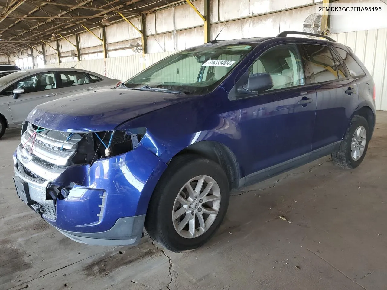 2FMDK3GC2EBA95496 2014 Ford Edge Se