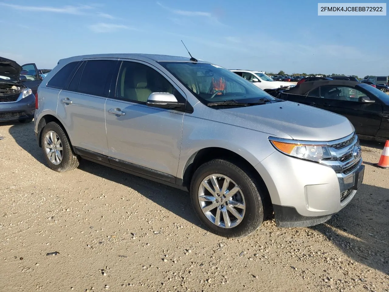 2014 Ford Edge Sel VIN: 2FMDK4JC8EBB72922 Lot: 74127614