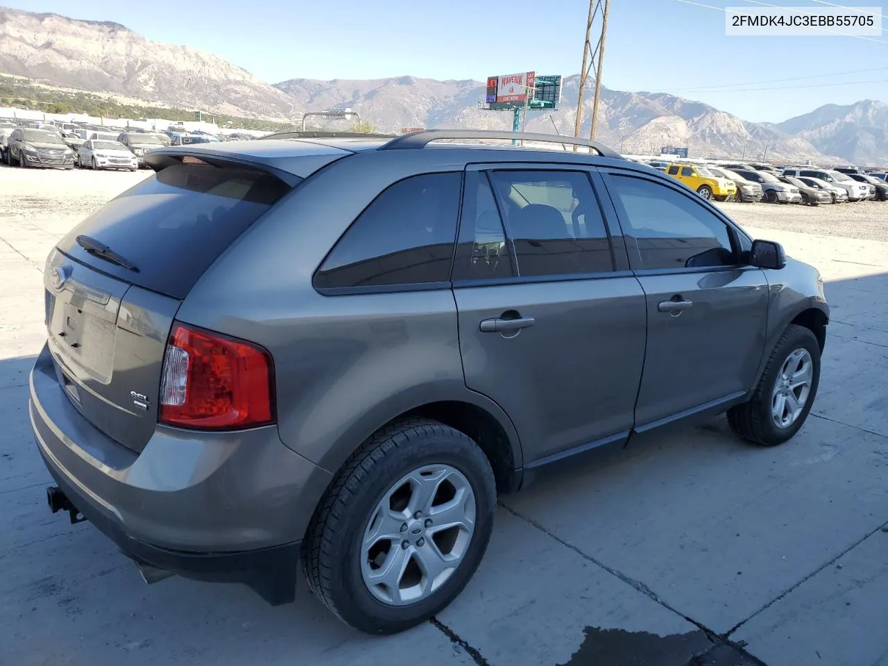 2014 Ford Edge Sel VIN: 2FMDK4JC3EBB55705 Lot: 74143894