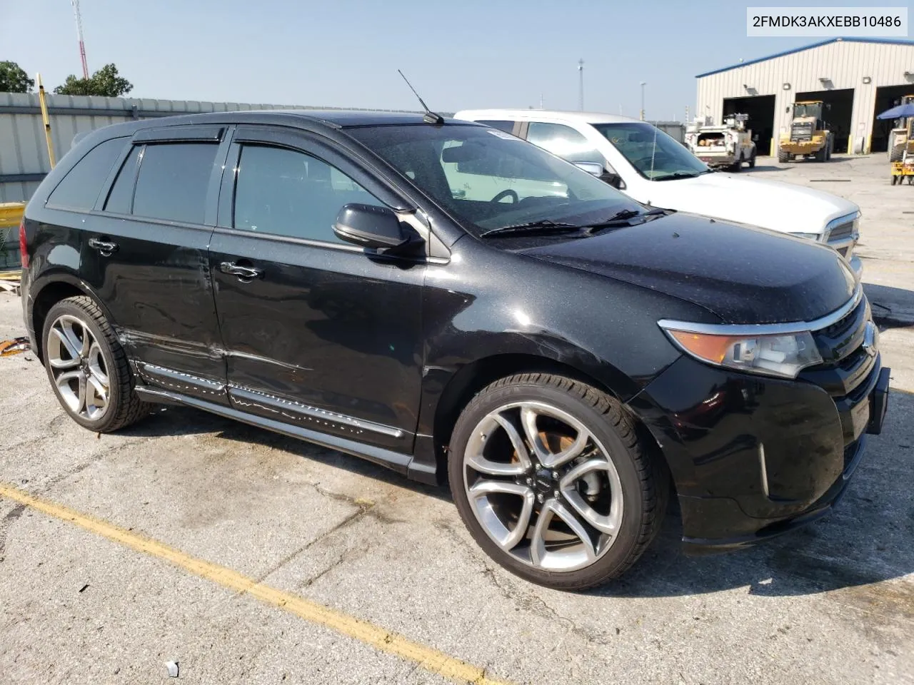 2014 Ford Edge Sport VIN: 2FMDK3AKXEBB10486 Lot: 74191634