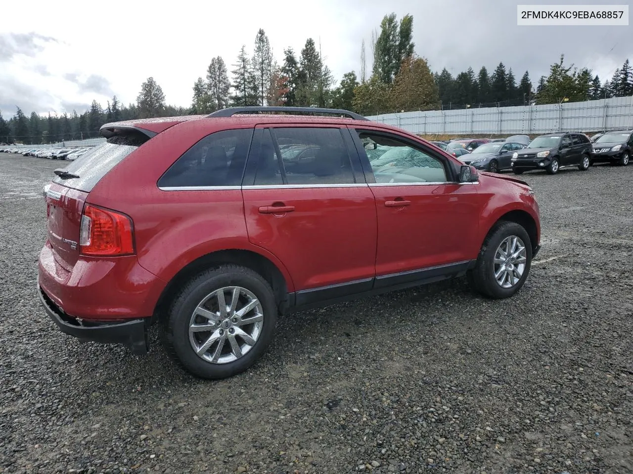 2014 Ford Edge Limited VIN: 2FMDK4KC9EBA68857 Lot: 74302294