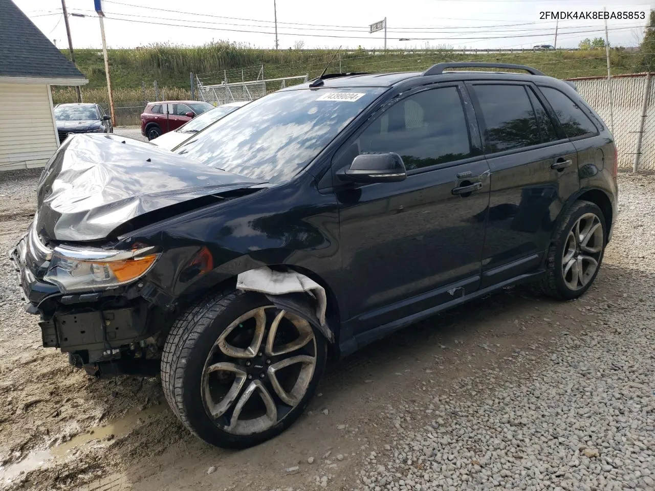 2014 Ford Edge Sport VIN: 2FMDK4AK8EBA85853 Lot: 74399604