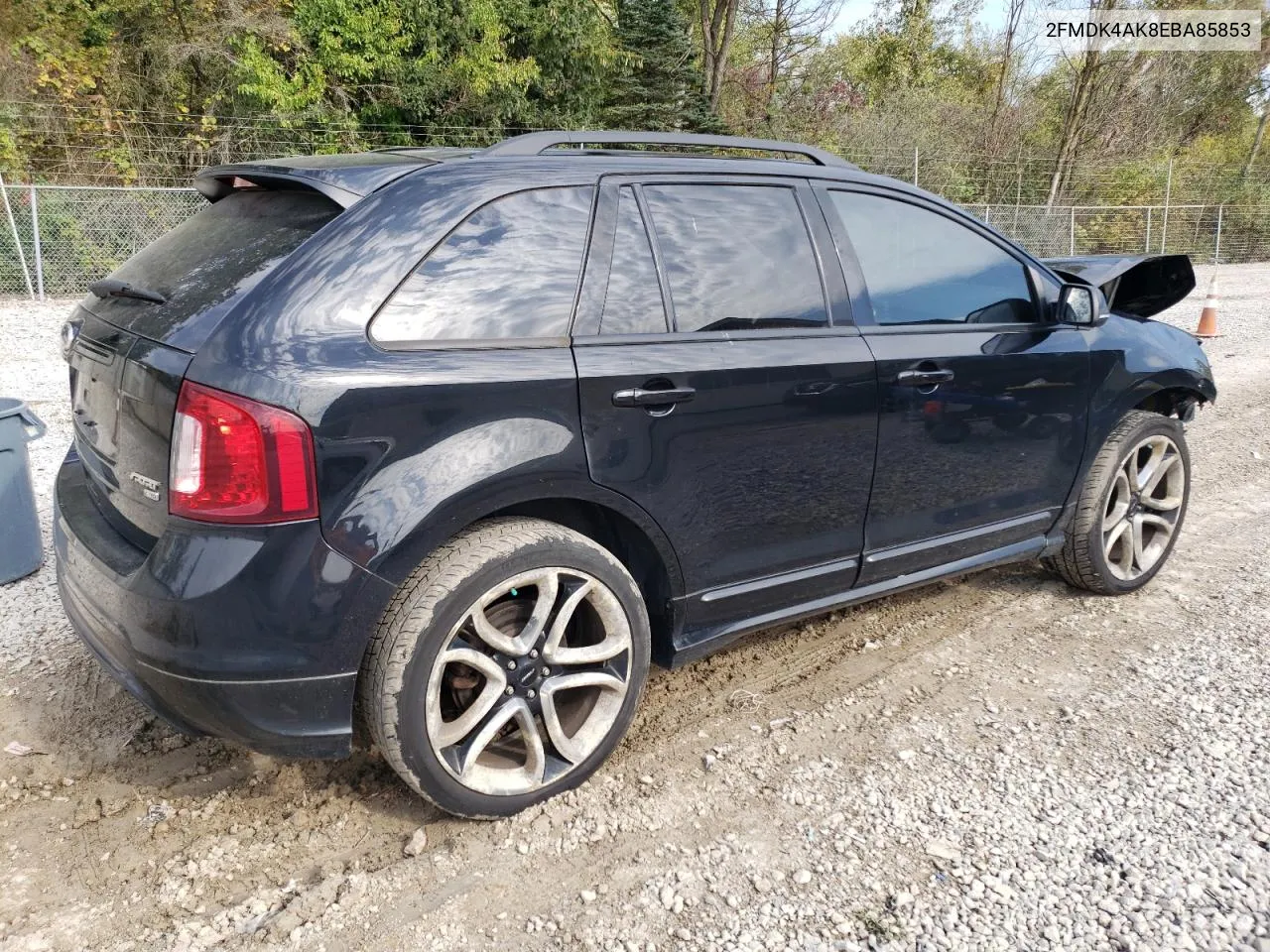 2014 Ford Edge Sport VIN: 2FMDK4AK8EBA85853 Lot: 74399604