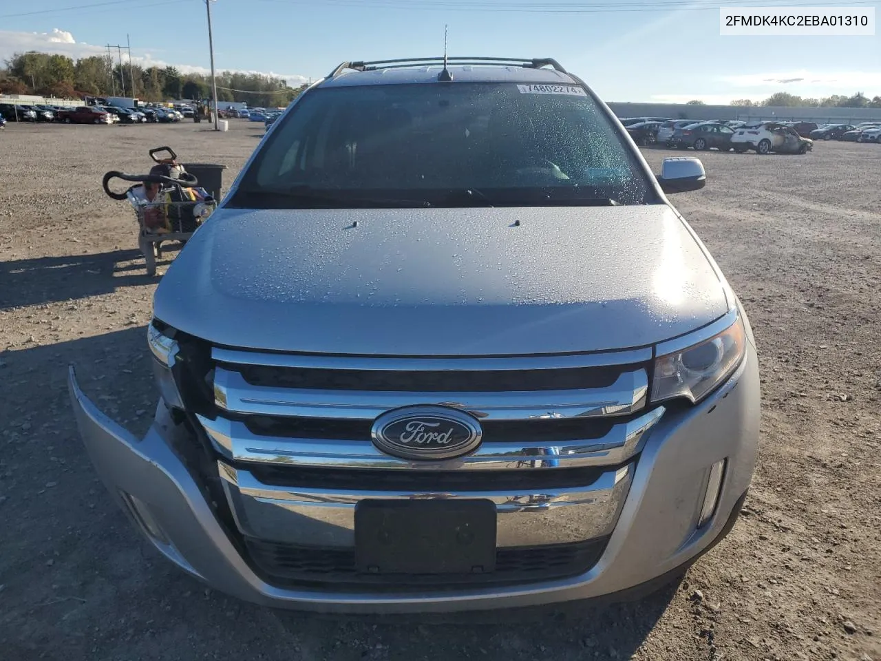 2014 Ford Edge Limited VIN: 2FMDK4KC2EBA01310 Lot: 74802274